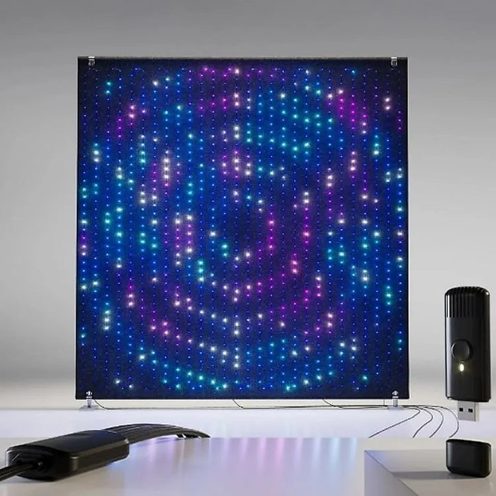 Guirlande lumineuse LED pour arbre de noël, 2.1M, contrôle par application,  DIY, RGB, Bluetooth, magique