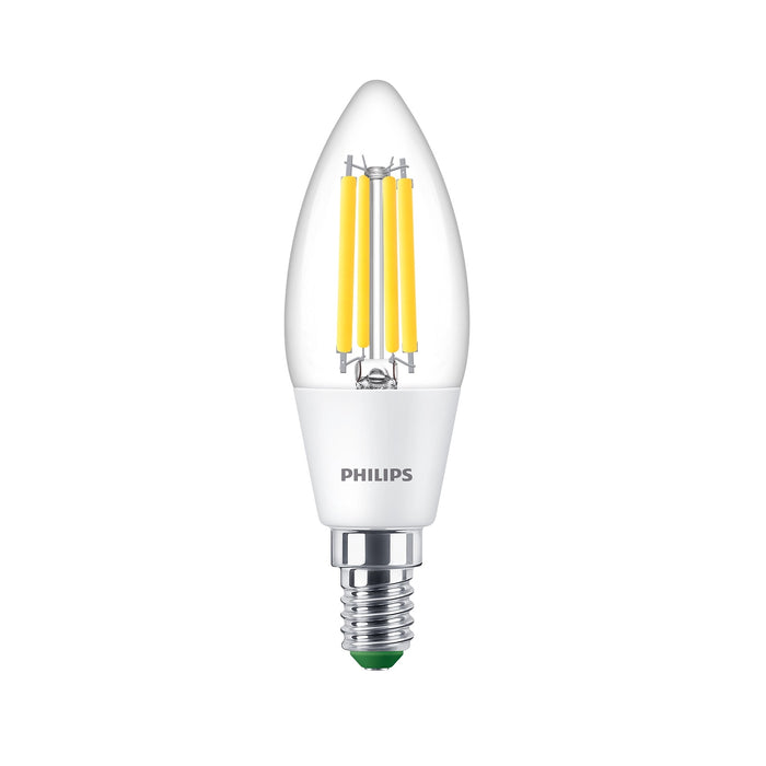 Lampe LED à filament classique Philips 2,3-40W E14 EEK A claire