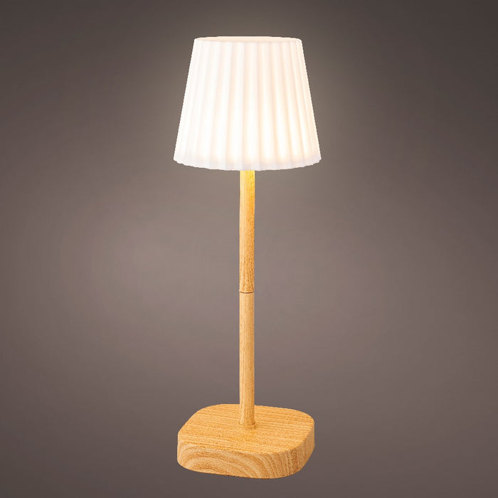 Lumineo Lampada da tavolo a LED ricaricabile per esterni, dimmerabile, 34,5 cm