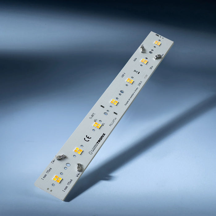 LED-Modul Pollux Tunable White, 28 Nichia 757 LEDs, 2700-4000K, 274×28mm