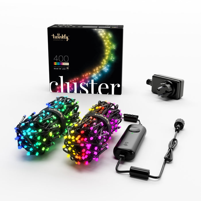 Twinkly Cluster LED light chain, 6m, 400 LEDs, app-controlled
