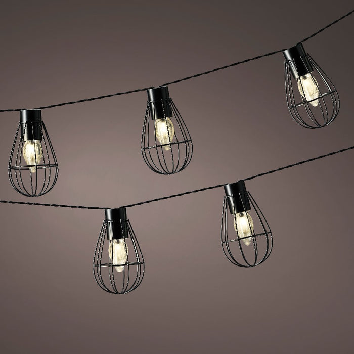 Lumineo solar powered LED fairy lights, 8 lamps, 350cm, warm white