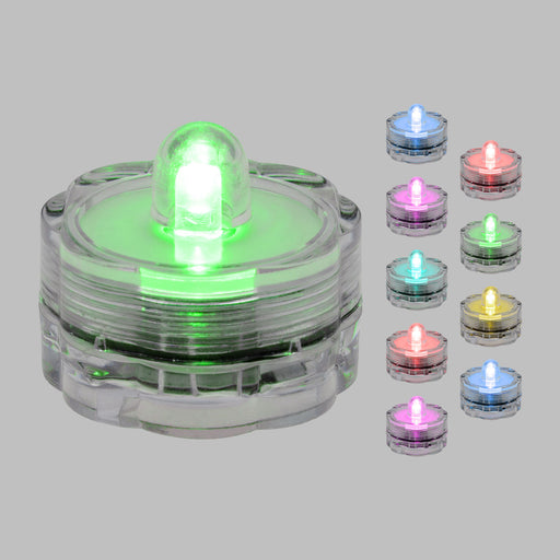 Lotti LED-Teelicht 10er-Set, RGB mit Farbwechsel, wasserdicht, Lotti LED-Teelicht 10er-Set 40884