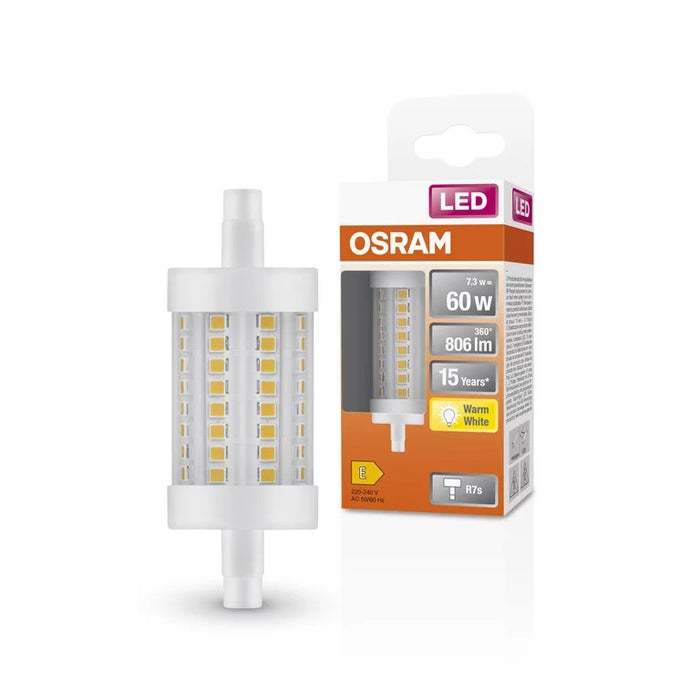 Osram LED STAR  LINE 78  HS 60 non-dim  7,3W 827 R7S 78mm pic2