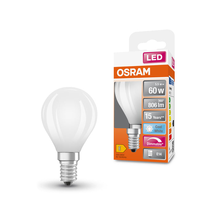 Osram LED SUPERSTAR RETROFIT matt DIM CLP 60 5W 840 E14