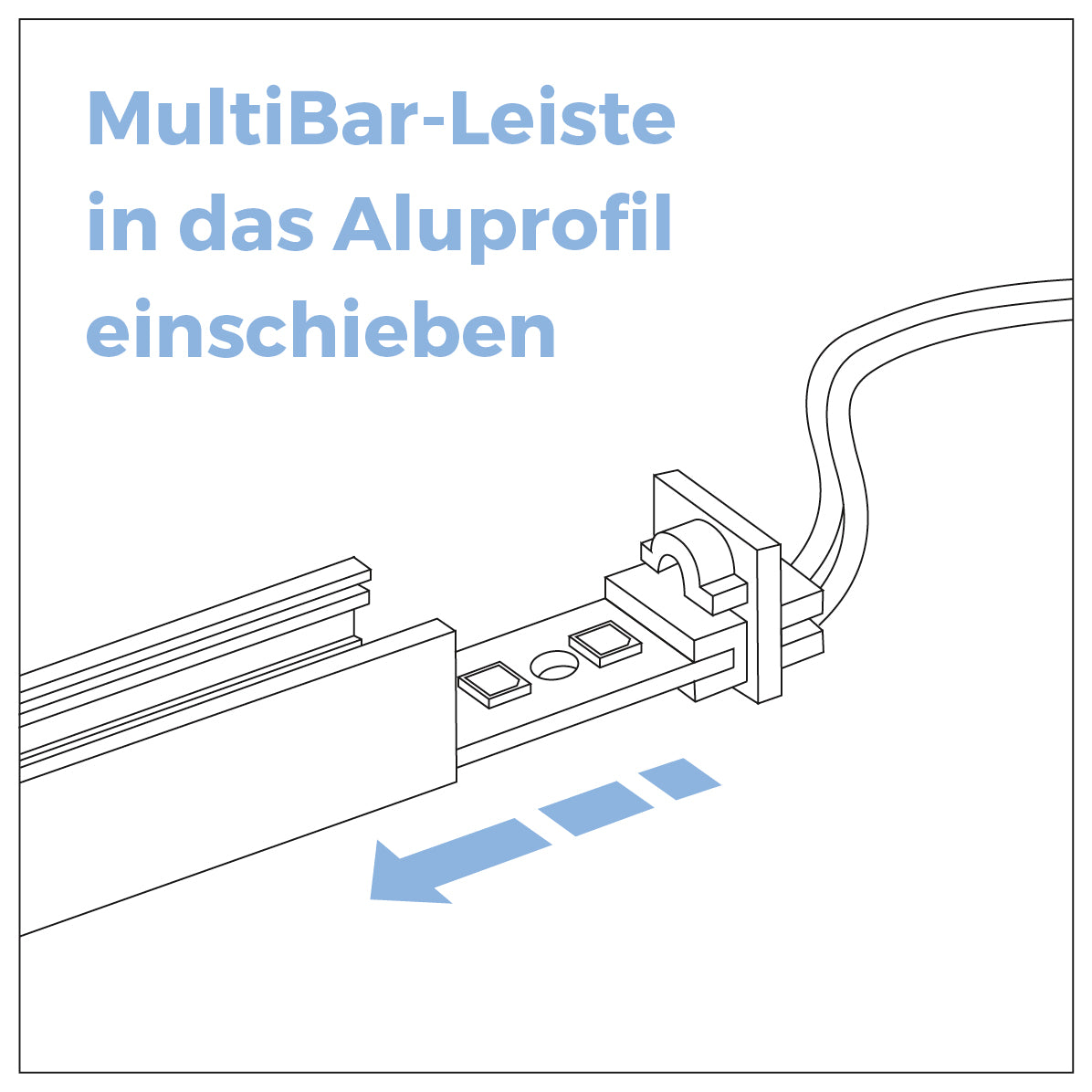 Multi Bar Move In 7 steps to the MultiBar light — LEDs.de
