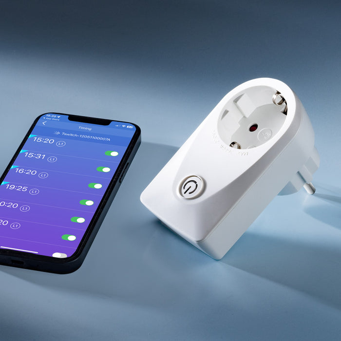 leds.de Presa di corrente Smart Bluetooth con funzione timer bianco