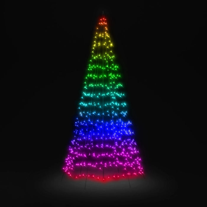 Twinkly LED Christmas Tree, RGB+W, IP44, app controlled