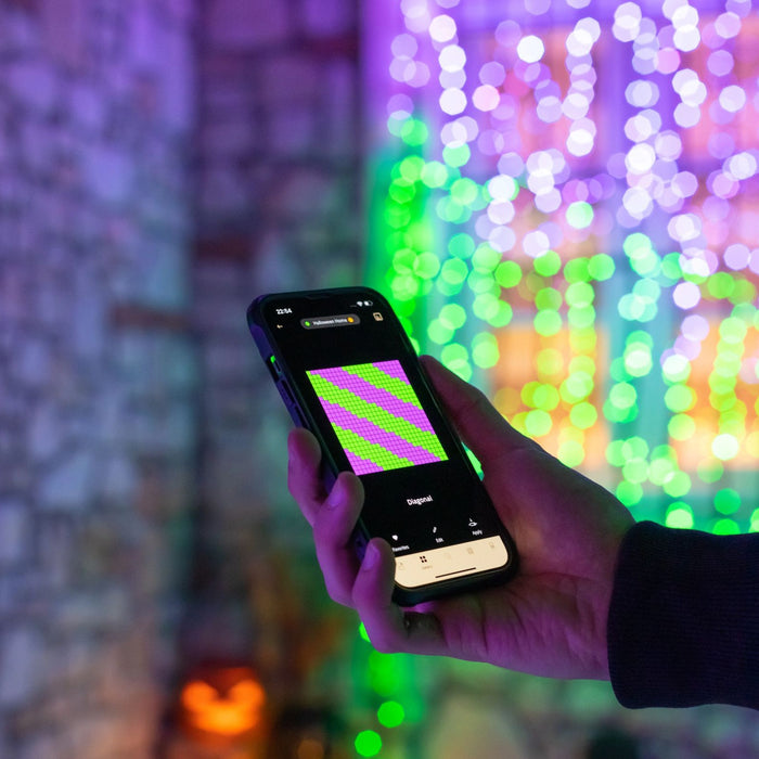 Catena luminosa Twinkly Strings LED, RGB+W, controllata da app