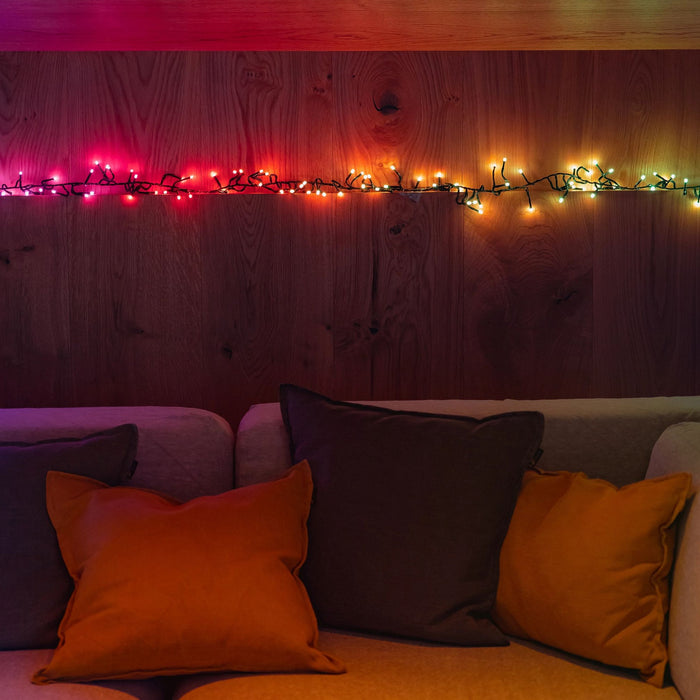 Catena luminosa Twinkly Cluster LED, 6 m, 400 LED, controllabile tramite app