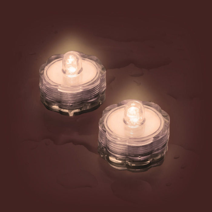 Lotti LED tea light set of 2, waterproof • Color variants • LED decoration at LEDs.de