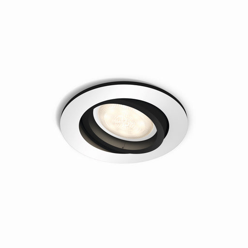 Philips Hue White Ambiance Milliskin LED-Downlight, silber, 250lm, mit Dimmschalter, Rund 37784