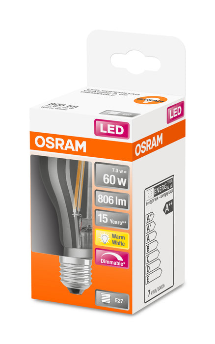 Osram LED RETROFIT DIM A40 5W E27 klar pic4