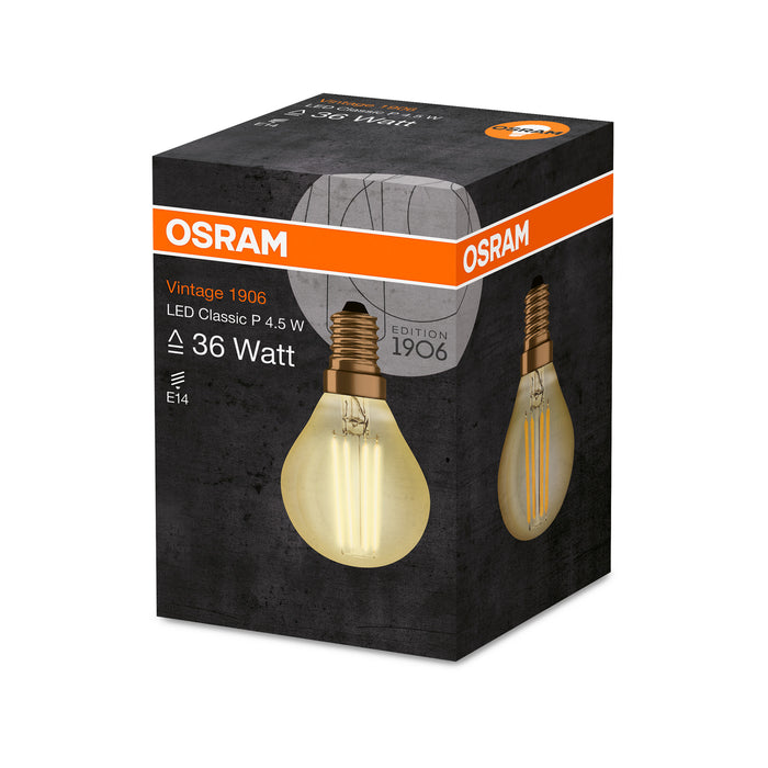 Osram LED VINTAGE 1906 CLP GOLD36 non-dim 4.5W 825 E14