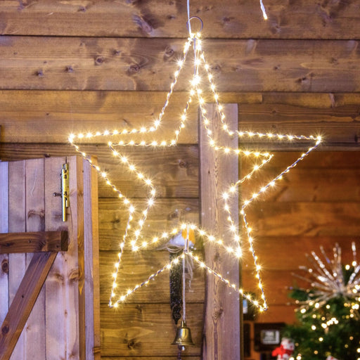 Lotti LED-Stern Dual, warmweiß, 180 LEDs • Lichterketten & Netze bei LEDs.de