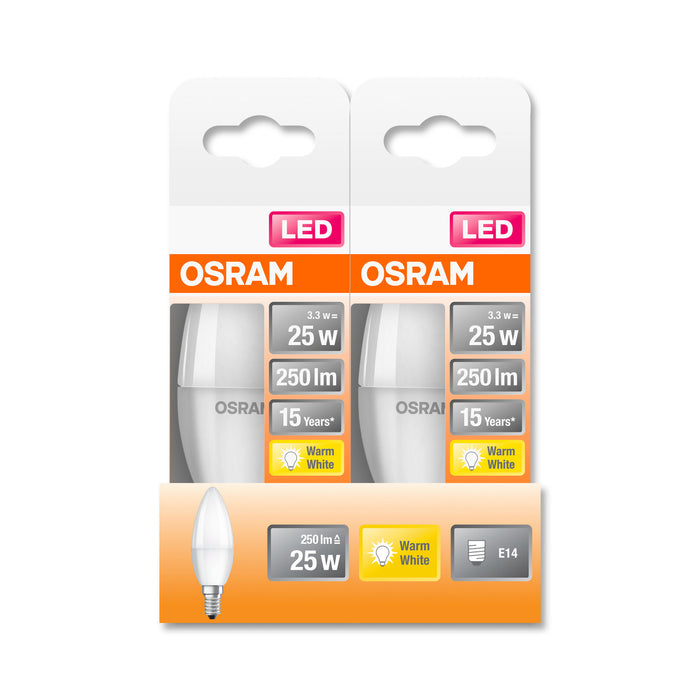 Osram LED STAR CLB 25 3W 827 matt E14 pic3
