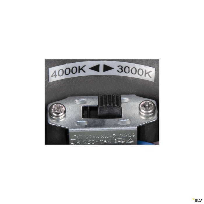 SLV LED-Deckenleuchte OVALISK, 3000-4000K, anthrazit, IP65 pic5