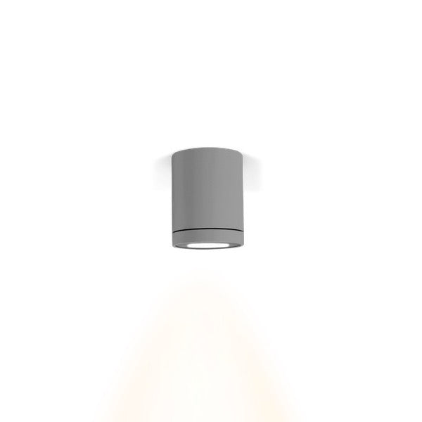 Wever & Ducré LED-Außenleuchte Tube Ceiling grau 33927