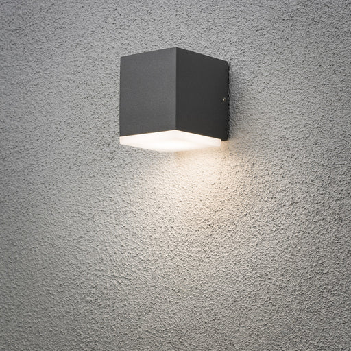 Konstsmide LED-Wandleuchte Monza, anthrazit, IP54, 550lm 40431