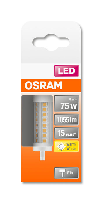 Osram LED STAR  LINE 78  HS 75 non-dim 8W 827 R7S 78mm pic2