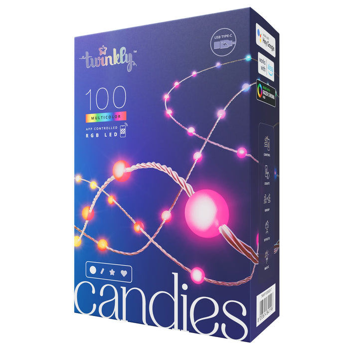 Twinkly Candies LED fairy lights, RGB, app • Fairy lights & nets - LEDs | Lichterketten