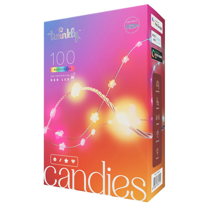 Twinkly Candies LED fairy lights, RGB, app • Fairy lights & nets - LEDs