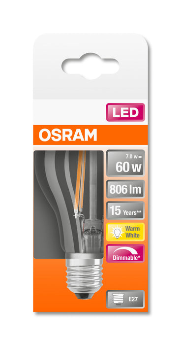 Osram LED RETROFIT DIM A40 5W E27 klar pic3