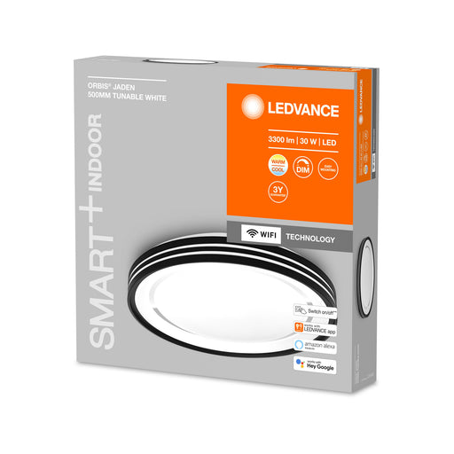 LEDVANCE SMART+ WiFi Tunable White LED-Deckenleuchte ORBIS JADEN schwarz pic2