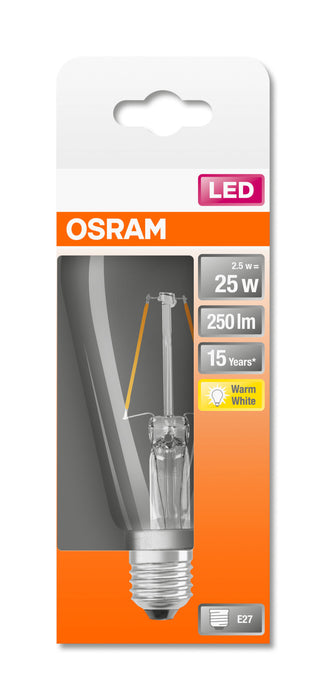 Osram LED RETROFIT  ST64 25 2W E27 klar non dim pic4