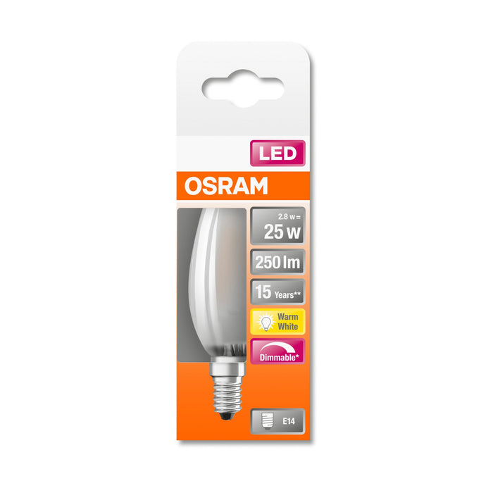 Osram LED SUPERSTAR RETROFIT matt DIM CLB 25 2,8W 827 E14 pic4