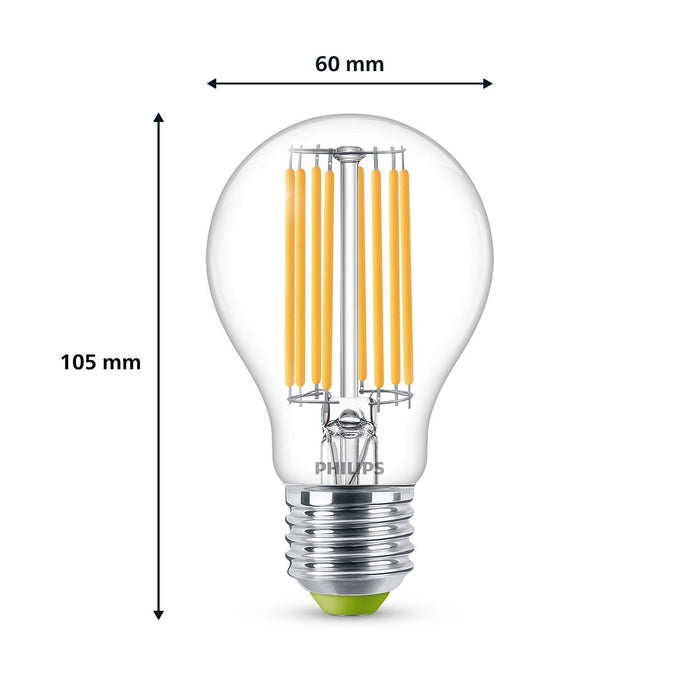 Philips Classic Filament LED-Lampe 4-60W E27 830 EEK A klar pic3