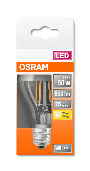Osram LED STAR RETROFIT CLP 34 FIL Mirror silver non-dim 4W 827 E27 pic3