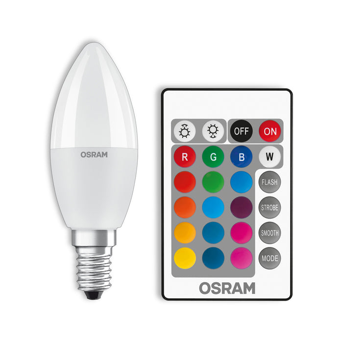 Osram LED STAR+ CLB RGBWFR 40 DIM 5,5W 827 E14 36605