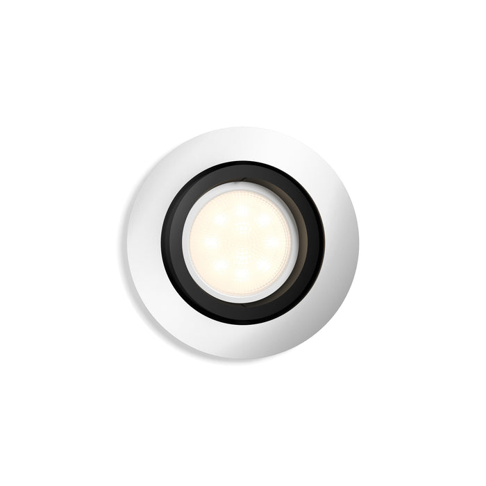 Philips Hue White Ambiance Milliskin LED-Downlight 350lm, eckig, weiß 36837