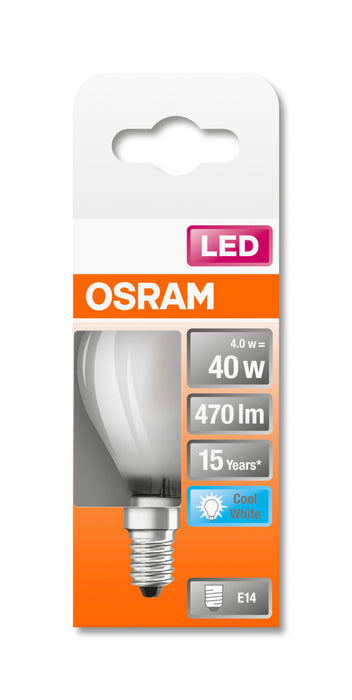 Osram LED STAR RETROFIT matt CLP 40 E14 non-dim, 4W, 4000K pic2 36589