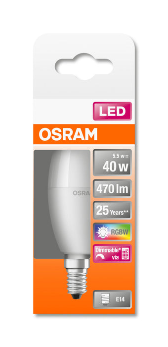 Osram LED STAR+ CLB RGBWFR 40 DIM 5,5W 827 E14 pic2