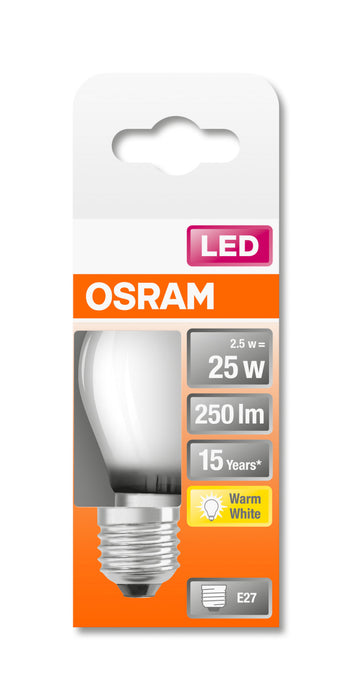 Osram LED STAR RETROFIT matt CLP 25 2,8W 827 E27 non dim pic2