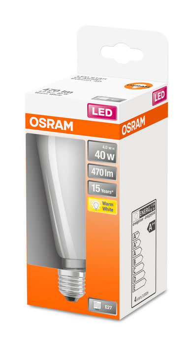 Osram LED STAR RETROFIT CL EDISON40 FIL 4,5W 827 E27 matt non dim pic4