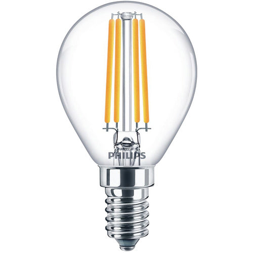 Philips Classic Filament LED-Lampe 6,5-60W E14 840 klar 40115
