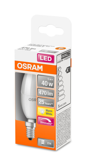 Osram LED SST DIM CLB40 5W 827 matt E14 pic2