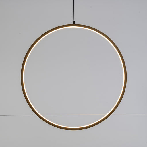 Lotti LED-Kreis, Holz, 3000K, 57cm, IP20 36930