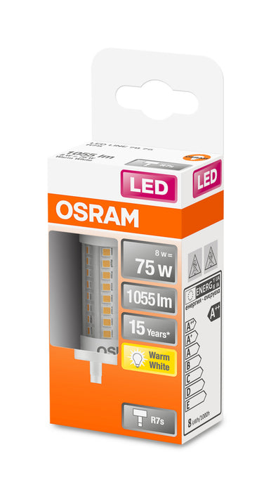 Osram LED STAR  LINE 78  HS 75 non-dim 8W 827 R7S 78mm pic3