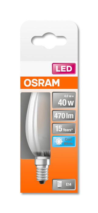 Osram LED STAR RETROFIT matt CLB 40 4W 865 E14 non dim pic3
