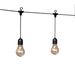 Konstsmide LED-Partylichterkette Lichtervorhang, 10 klare LED-Lampen, bernsteinfarben, 14,5m pic6