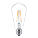 Philips Classic Edison Filament LED-Lampe 7-60W E27 827 klar 40117