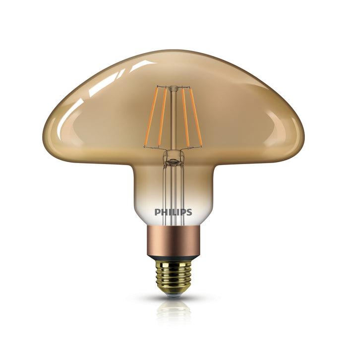 Philips Classic LEDbulb Mushroom 5,5-40W E27 818 gold Dim 38341