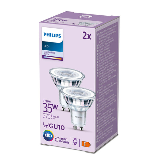 Philips Classic LED-Spot Doppelpack 3,5-35W GU10 840 36° pic2