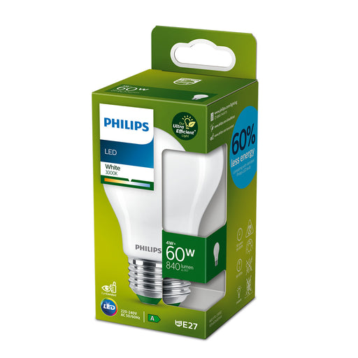 Philips Classic Filament LED-Lampe 4-60W E27 830 EEK A matt pic2