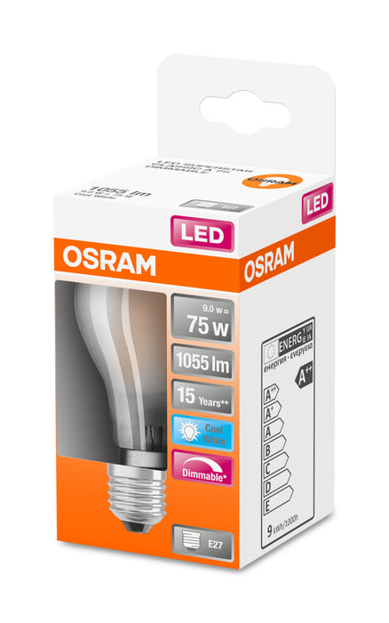 Osram LED SUPERSTAR RETROFIT matt DIM CLA 75 8,5W 840 E27 pic3