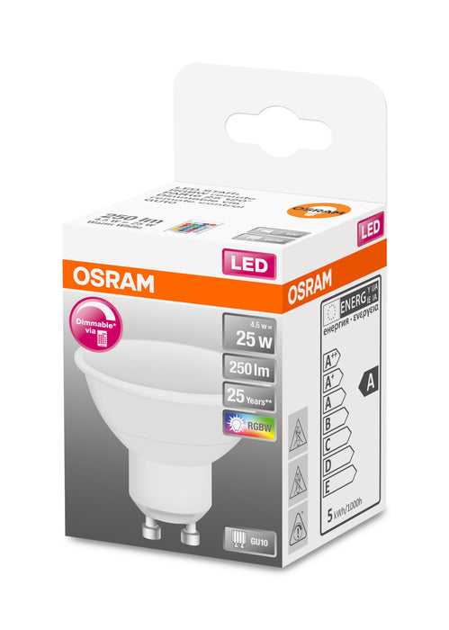 Osram LED STAR+ PAR16 RGBW GU10 25 4,5W remote control 120° 82 pic6